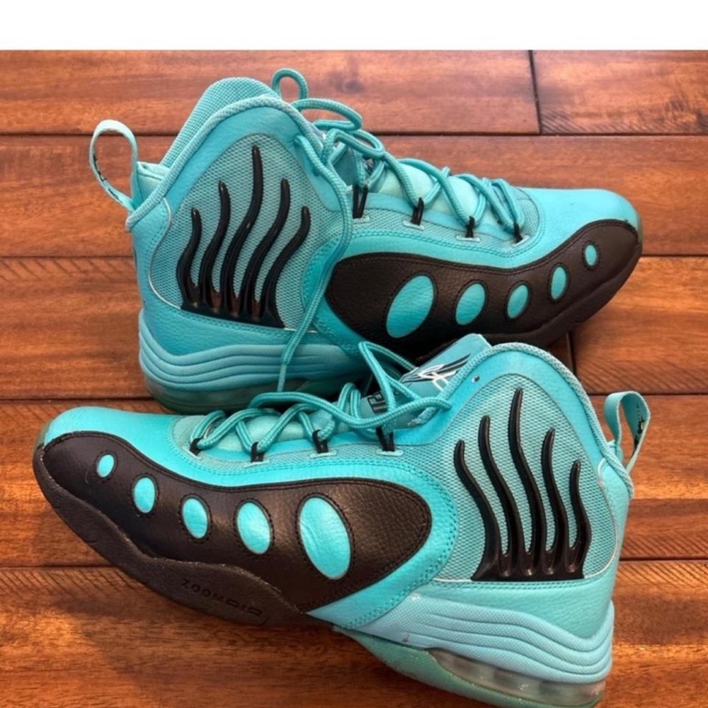 RARE Men’s Nike Sonic Flight Size 11 Hyper Jade/Black-White 641333-301